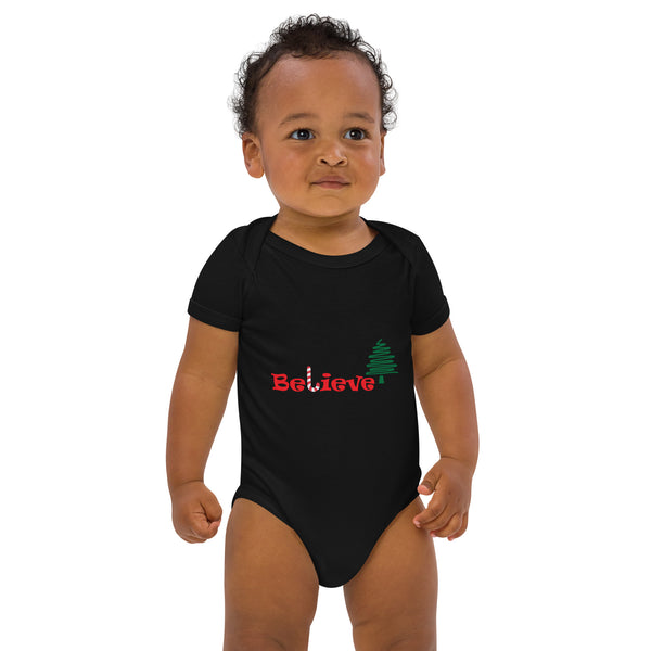 Believe Organic cotton baby bodysuit