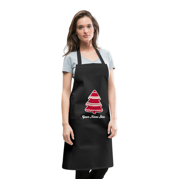 Tree-mas Cooking Apron - black