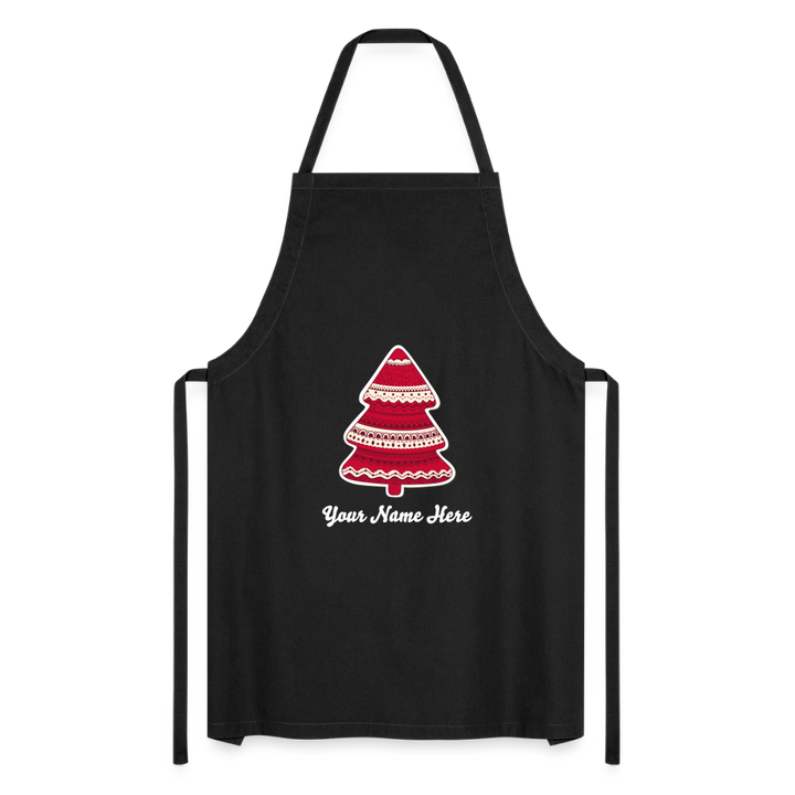 Tree-mas Cooking Apron - black