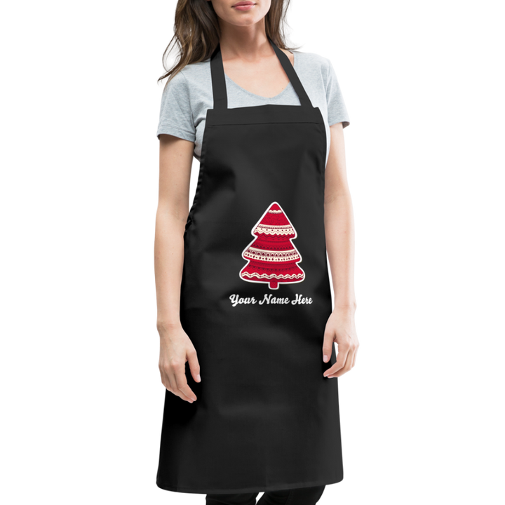 Tree-mas Cooking Apron - black