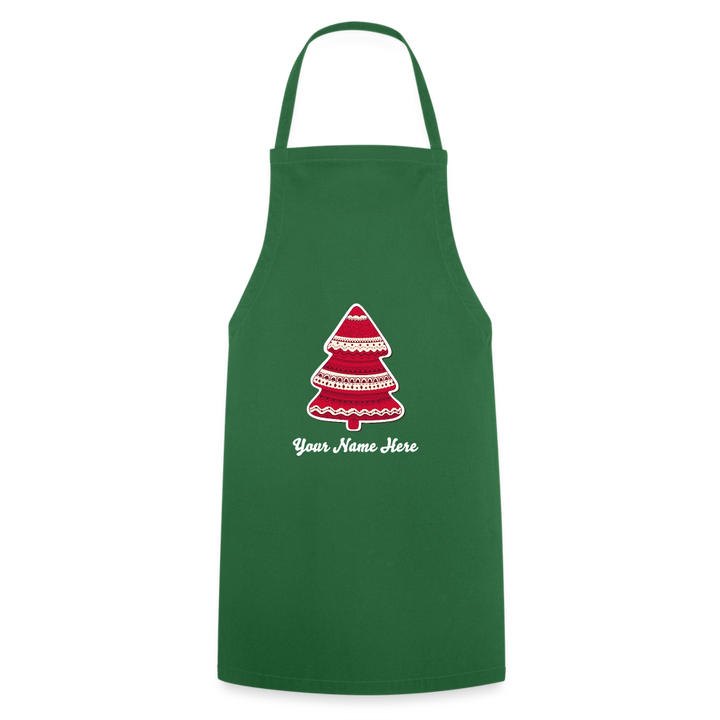 Tree-mas Cooking Apron - green