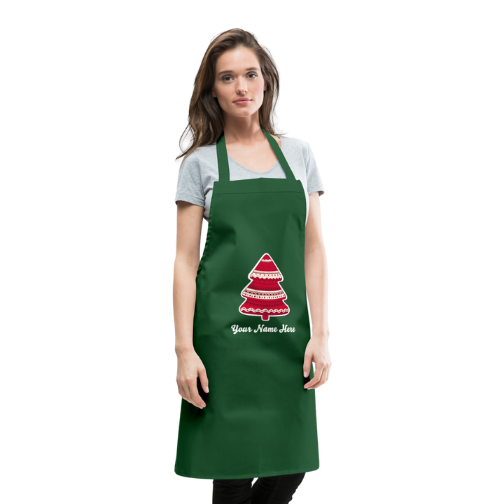 Tree-mas Cooking Apron - green