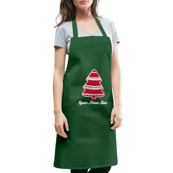 Tree-mas Cooking Apron - green