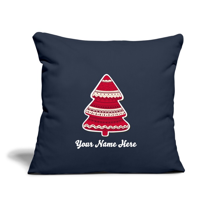 Tree-mas Sofa pillow 45cm x 45cm - navy