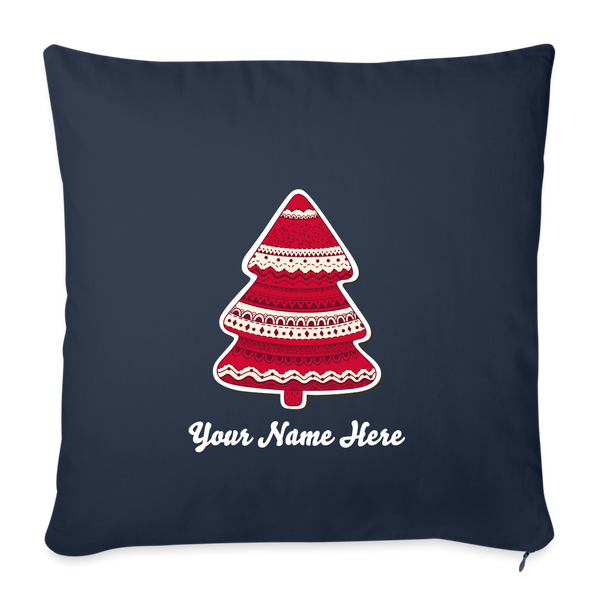 Tree-mas Sofa pillow 45cm x 45cm - navy