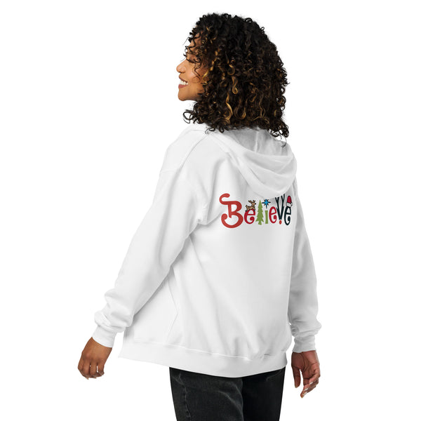 Believed Unisex heavy blend zip hoodie